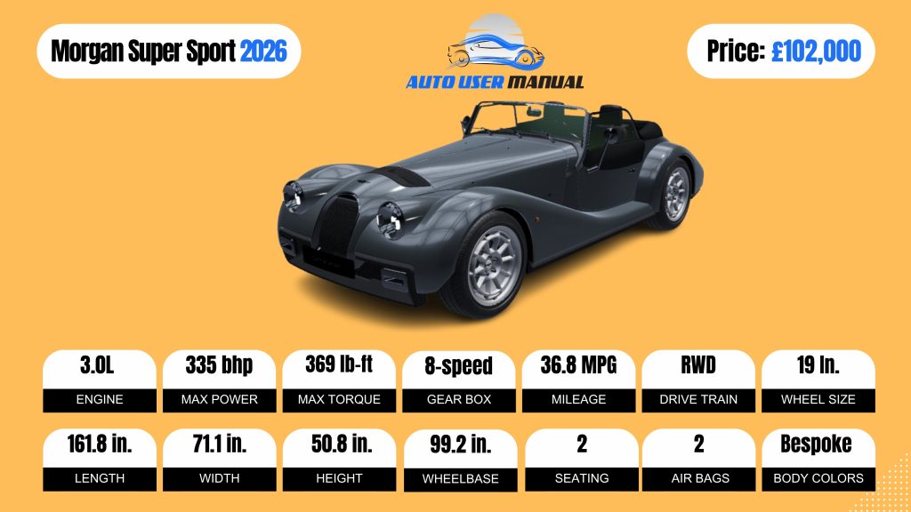 Morgan Super Sport 2026-brochure