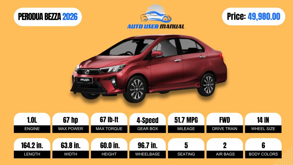 PERODUA BEZZA 2026 BROCHURE