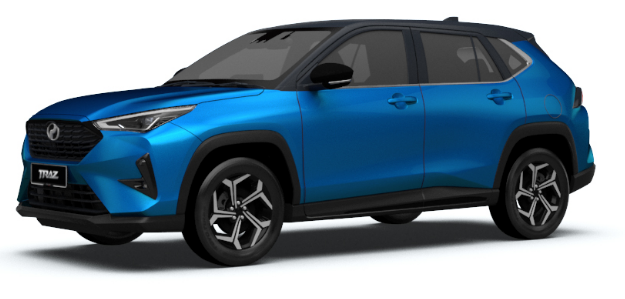 PERODUA TRAZ 2026 Electric Blue 2-Tone