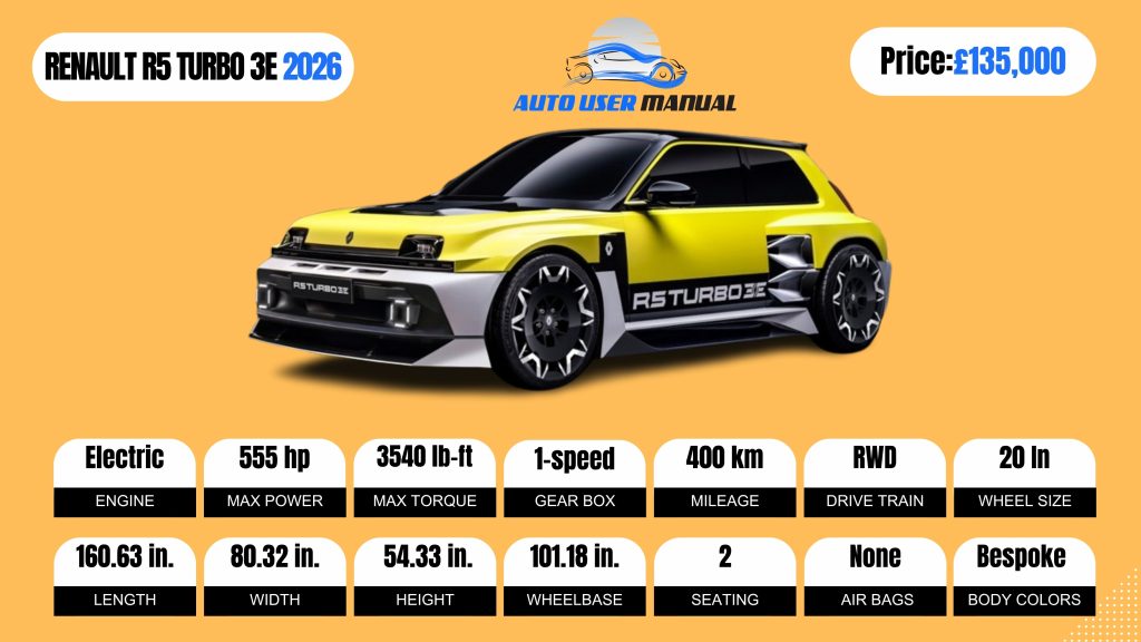 RENAULT R5 TURBO 3E 2026-Brochure