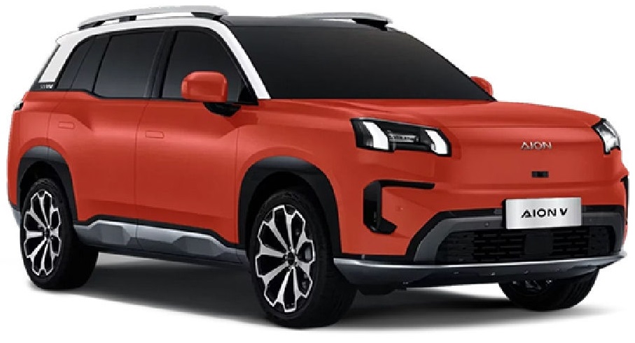 GAC AION V 2026 Sunset Orange White Roof