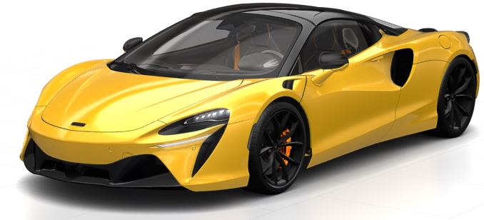 McLaren ARTURA SPIDER 2026 Volcano Yellow