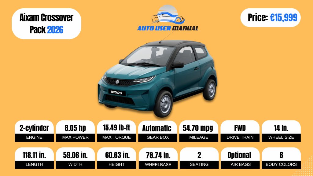 Aixam Crossover Pack 2026 Brochure