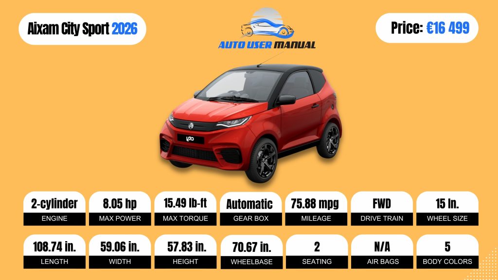 AixamCity Sport 2026 Brochure
