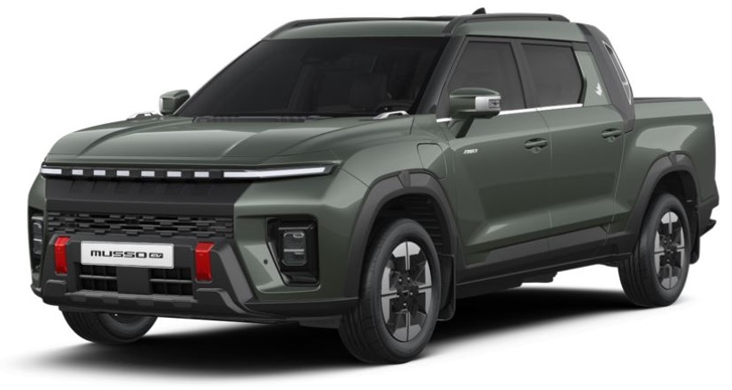 KG Mobility Musso Ev 2026 Amazon Green