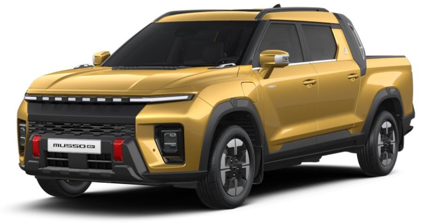 KG Mobility Musso Ev 2026 Blazing Gold