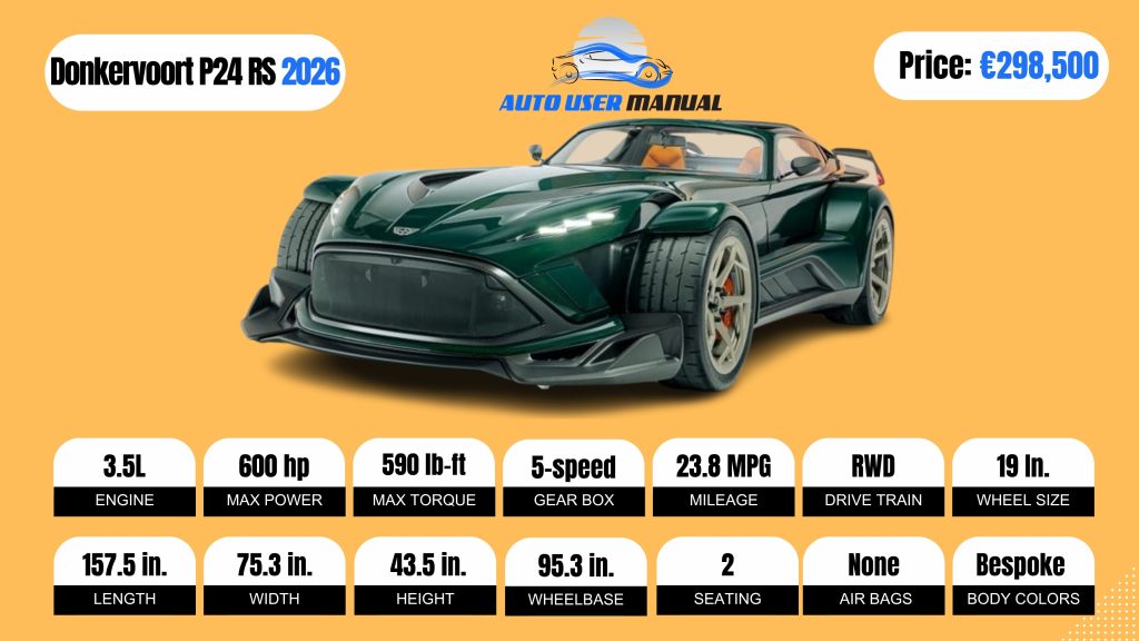 _Donkervoort P24 RS 2026 Brochure