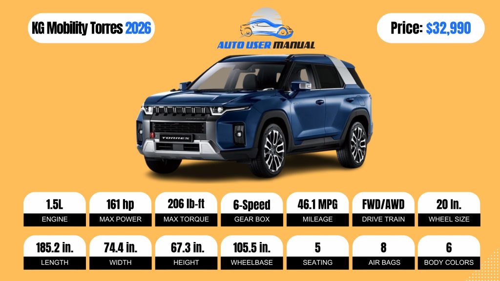 KG Mobility Torres 2026 BROCHURE