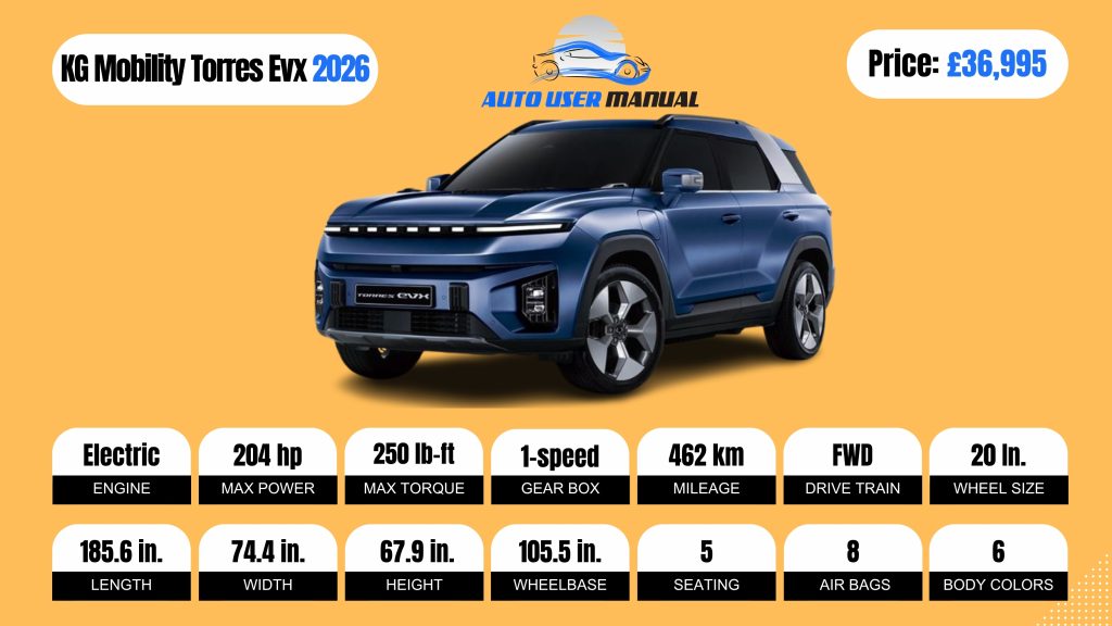 KG Mobility Torres Evx 2026-BROCHURE