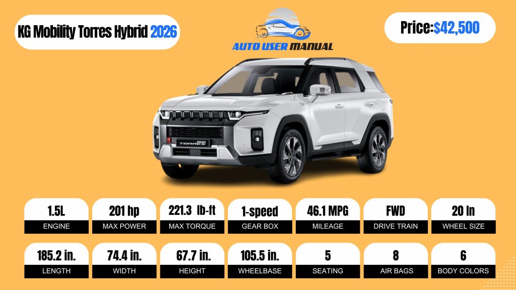 KG Mobility Torres Hybrid 2026-Brochure