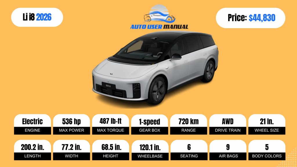 Li i8 2026 Brochure