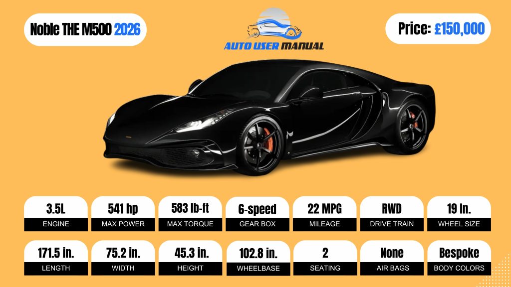 Noble THE M500 2026 Brochure