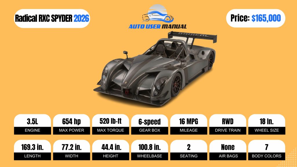 Radical RXC SPYDER 2026-BROCHURE