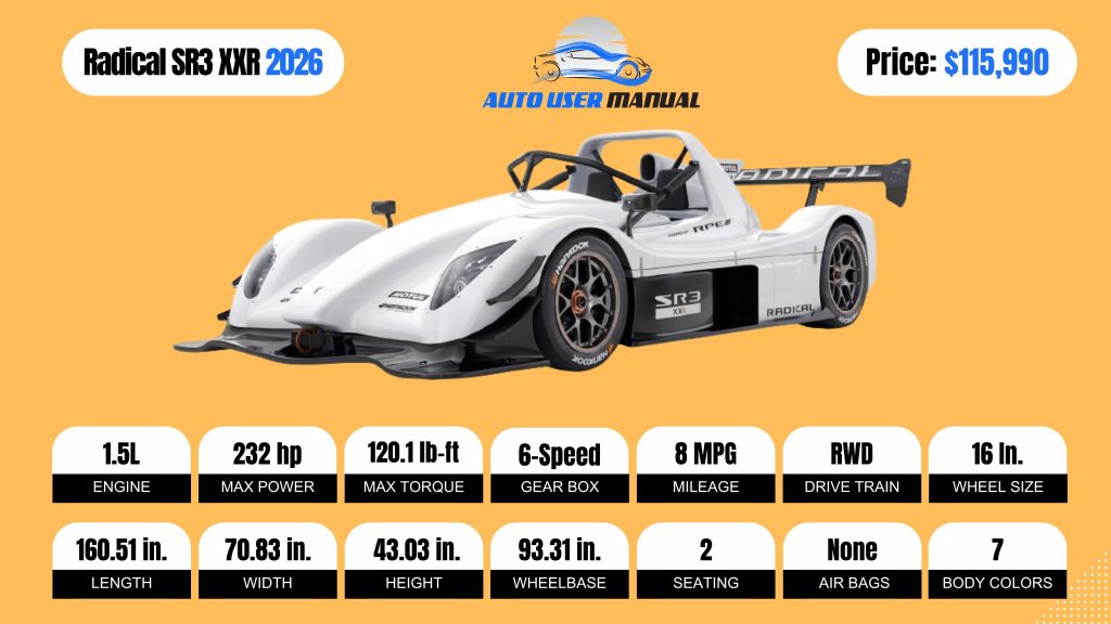 Radical SR3 XXR 2026 BROCHURE