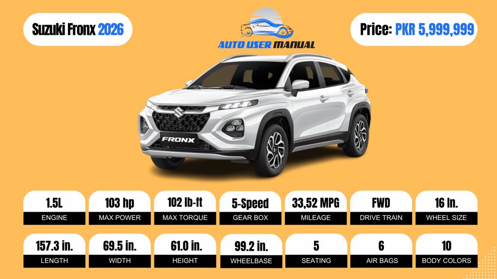 Suzuki Fronx 2026 Brochure