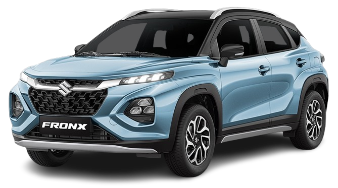 Suzuki Fronx 2026 Ice_Greyish_Blue_-_Black_Roof