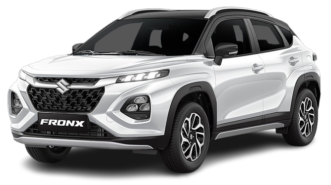 Suzuki Fronx 2026 Solid_White_-_Black_Roof