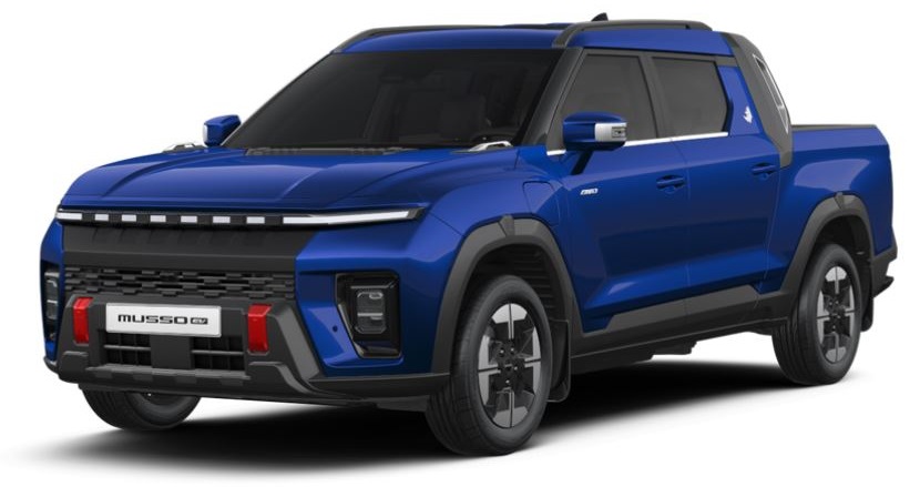 KG Mobility Musso Ev 2026 Ultra Marine Blue