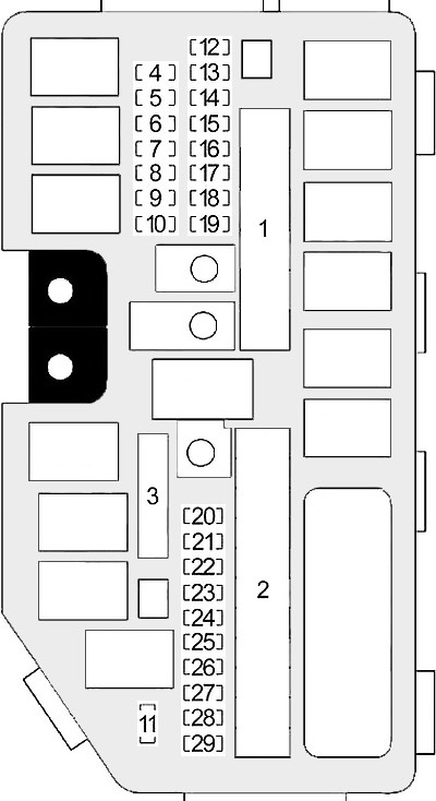 Acura RDX (2013 - 2014, 2015) ENGINE COMPARTMENT DIAGRAMS