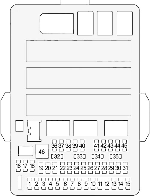 Acura RDX 2013 to 2015 PASSENGER COMPARTMENT DIAGRAMS