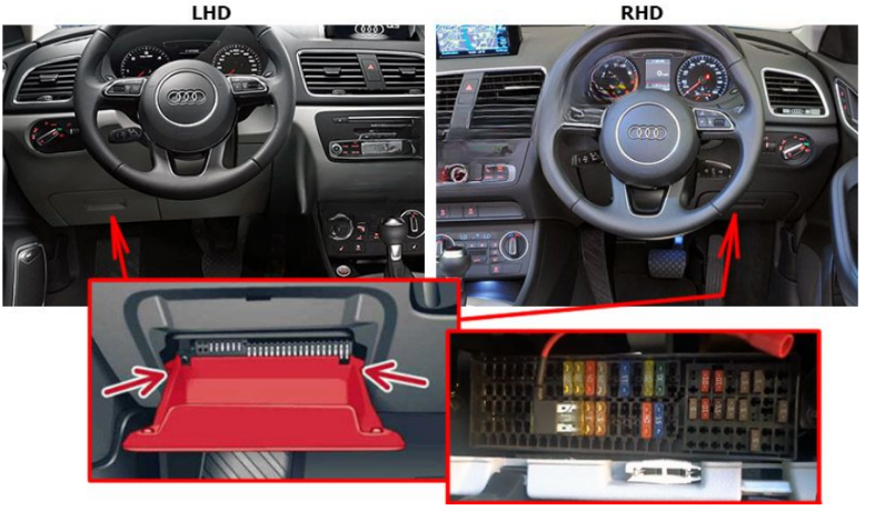 Audi-Q3-(2011 - 2017)-FUSE-BOX-LOCATION