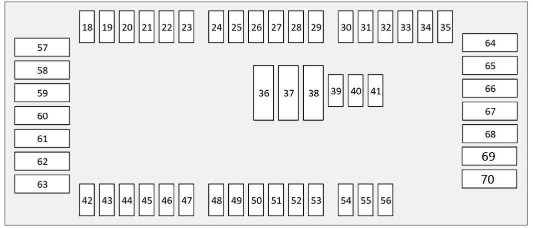 BMW 2-series F22 , F23 (2014 - 2021) Engine Compartment diagram