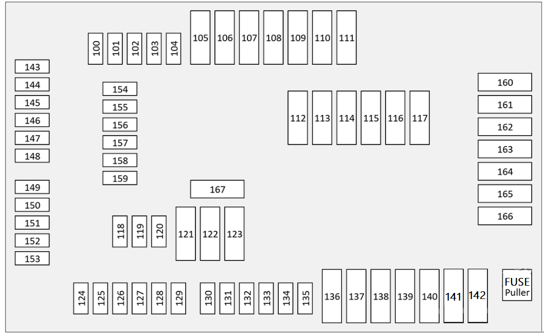 BMW 2-series F22 , F23 (2014 - 2021) luggage Compartment diagram