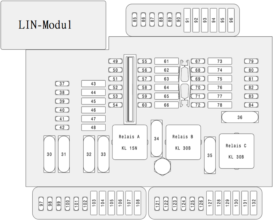BMW 2-series F44 (2020 - 2024) FUSE BOX DIAGRAM