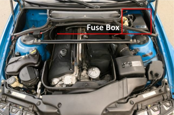 BMW 3 Series E46 1998 2006 engine COMPARTMENT fuse