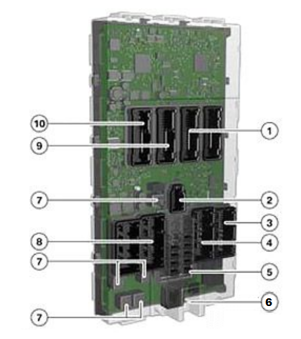BMW 3-Series F30, F31, F34 (2012 - 2018) passenger Compartment diagram