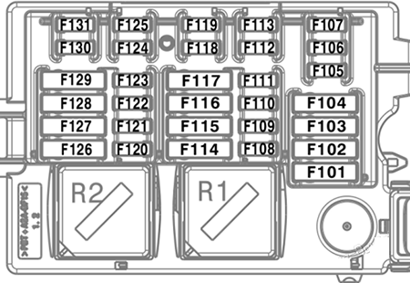 BMW 3-Series (G20; 2019-2026) driver compartment diagram