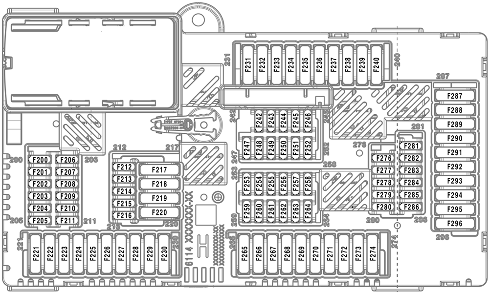 BMW 3-Series (G20; 2019-2026) luggage compartment diagram-image