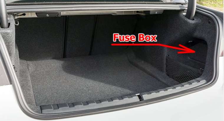 BMW 3-Series (G20; 2019-2026) luggage compartment location