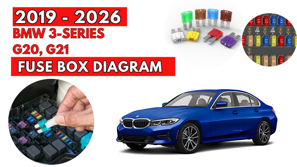 BMW 3 Series G20 G21 2019 2026 Fuse Box Location Diagrams