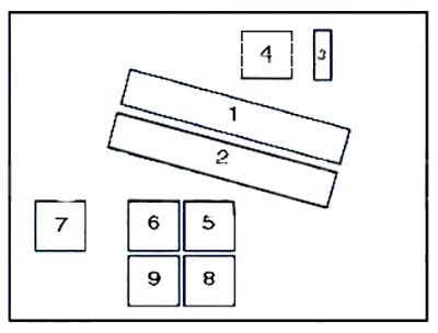BMW 5-Series E39 (1996 - 2003) ENGINE COMPARTMENT DIAGRAM