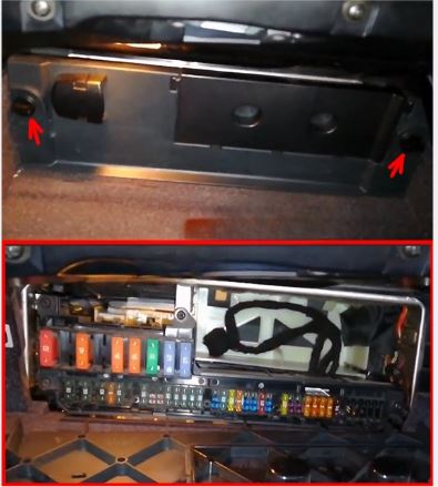 BMW 5-Series E60, E61 (2004 - 2010) PASSSENGER COMPARTMENT LOCATION