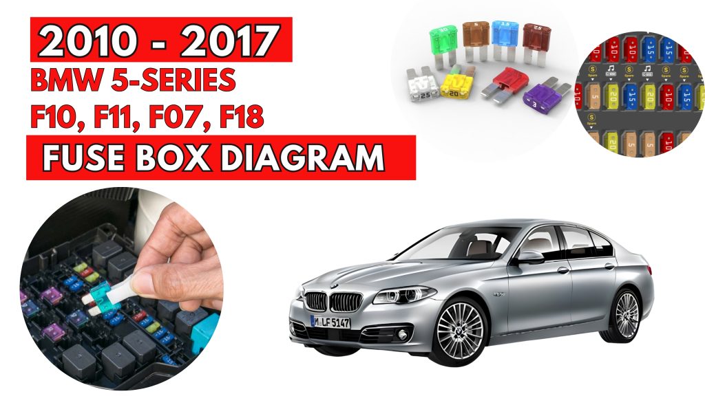 BMW 5 Series F10 F11 F07 F18 2010 2017 Fuse Box Diagram Location