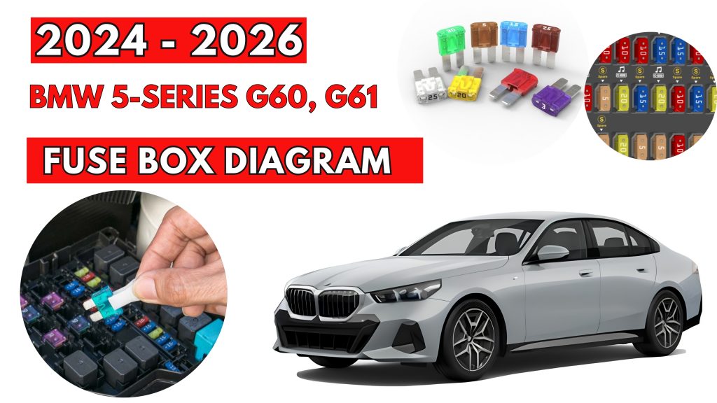 BMW 5-Series G60, G61 (2024 - 2026) Fuse Box Location & Diagrams