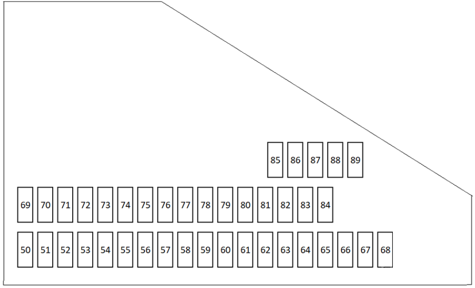 BMW 6-Series E63, E64 (2003 - 2010) engine Fuse Box diagram 2005-2010