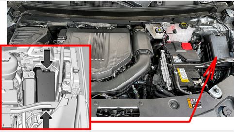 Buick Enclave (2025-2026) Engine Compartment Fuse Box Location