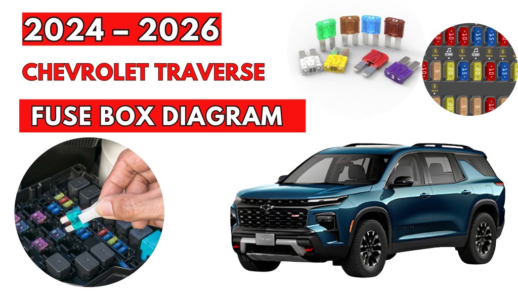 Chevrolet Traverse (2024 – 2026) Fuse Box Location & Diagrams