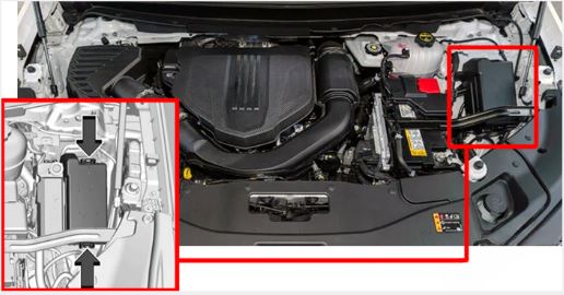 Engine Compartment Fuse Box Location 2024-2026