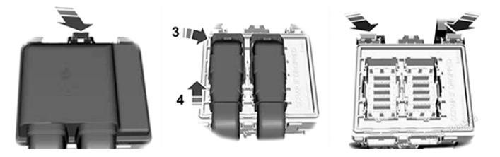 Ford Escape (2020 - 2026) engine compartment location-1