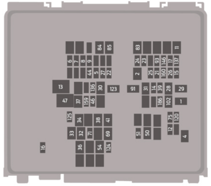 Ford Escape 2025- 2026 engine compartment diagram - Copy