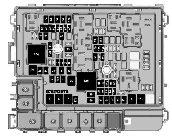 Ford F-150 (2024 – 2026) engine compartment