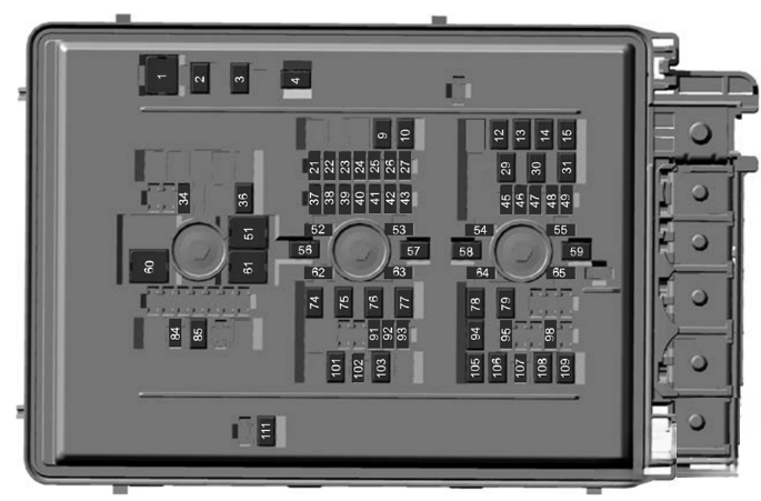 Ford F-550 (2023 - 2026) Engine Compartment Diagrams