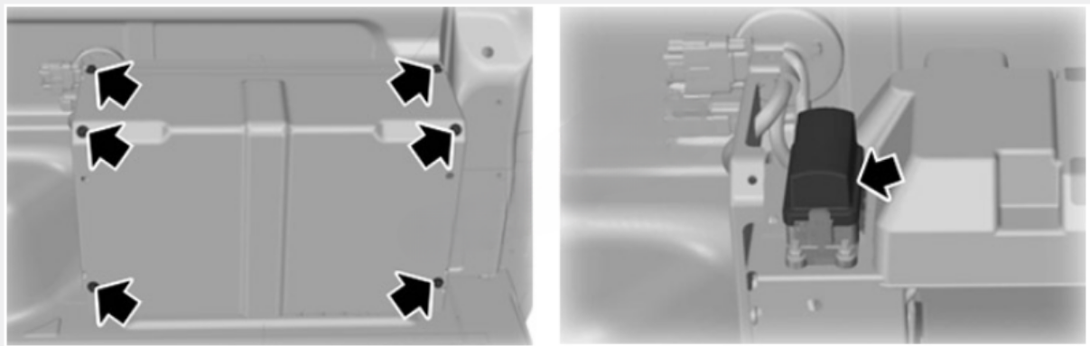Ford Ranger (2015) Auxiliary Fuse Box Location Fig 1