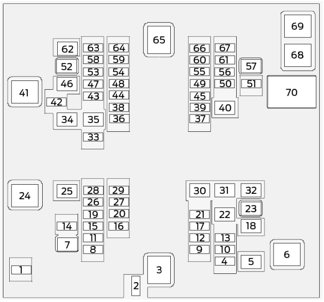 Ford Transit 2026 ) engine compartment diagram-img