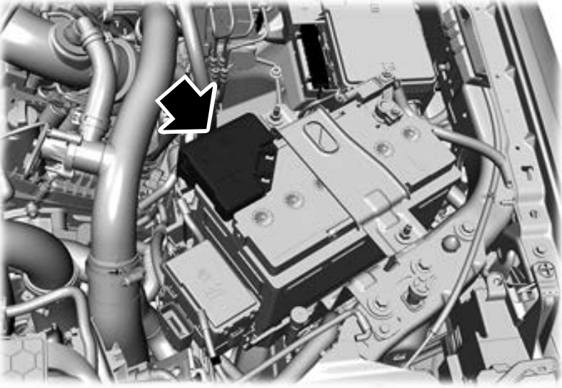 Fuse Box Location & Diagrams User Guide Ford Ranger Battery fuse box fig 2