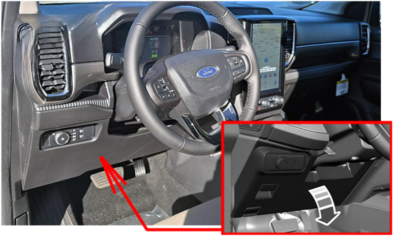 Fuse Box Location User Guide Ford Ranger Passenger Compartment Fuse Box fig 1